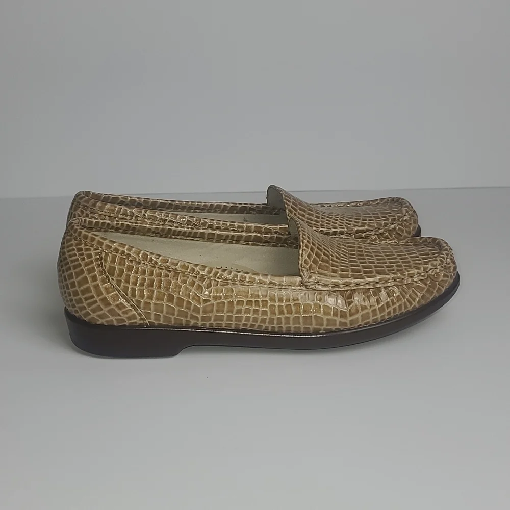 SAS Simplify Croc Print Tripad Comfort Loafers